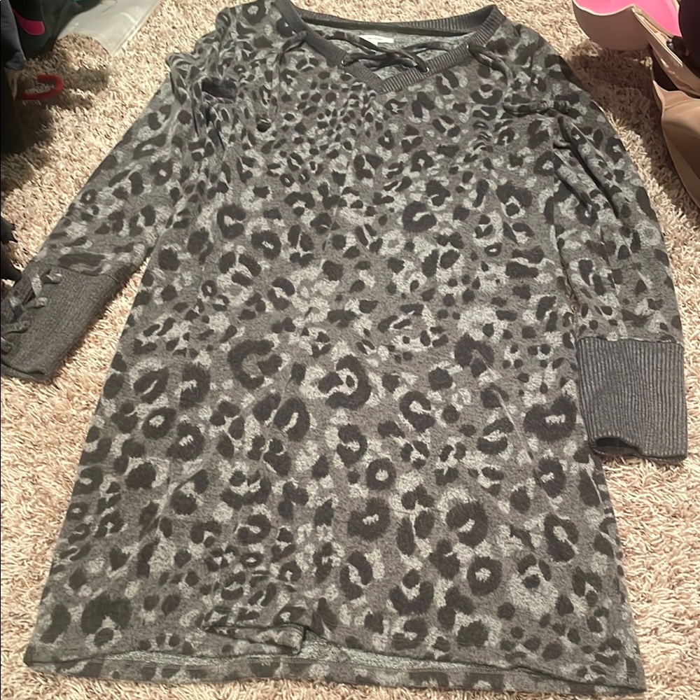 Maurices Charcoal Knit Top